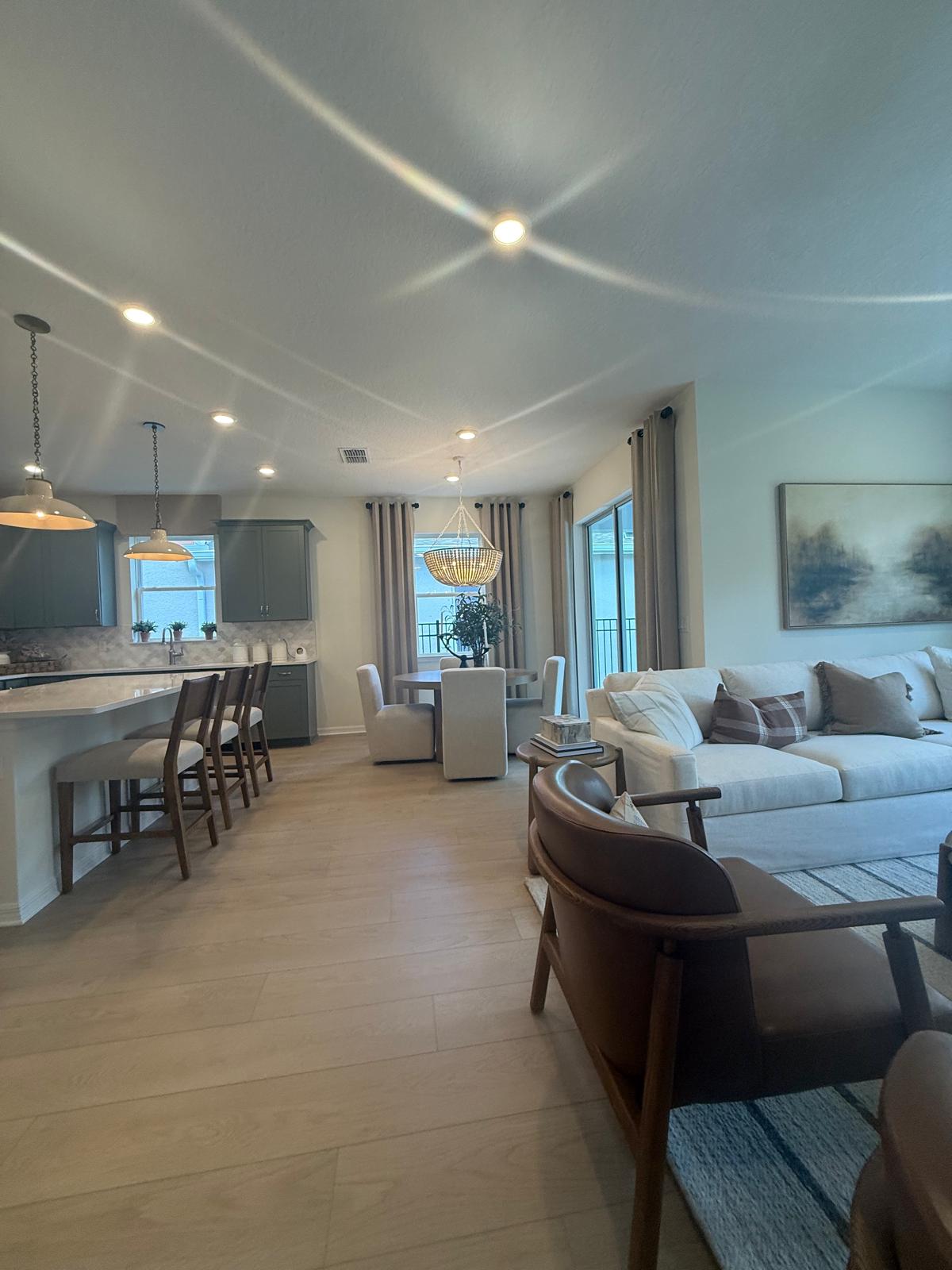 Open-Concept LVP Flooring