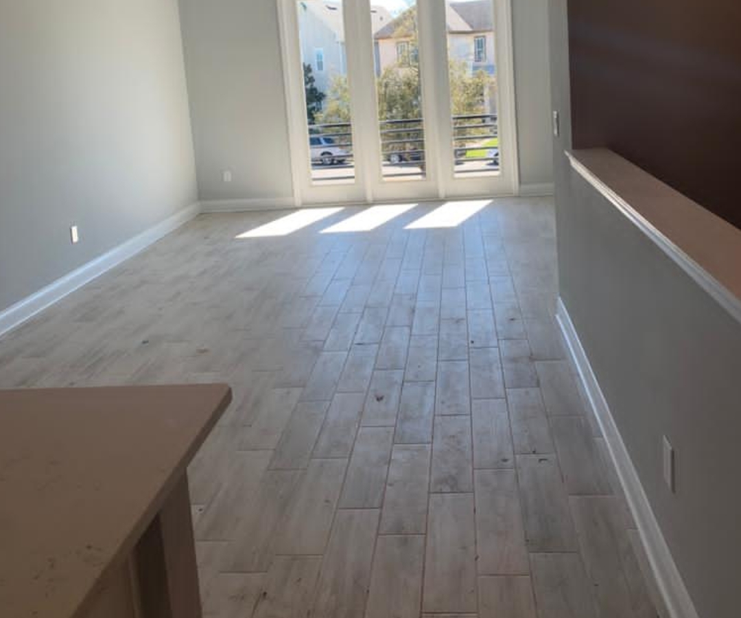 Light Gray Luxury Vinyl Plank