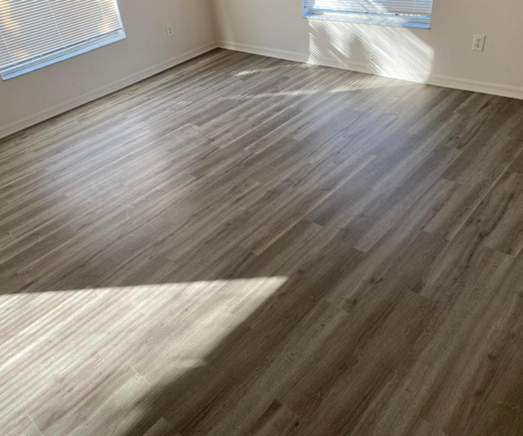 Gray Wood-Look Flooring