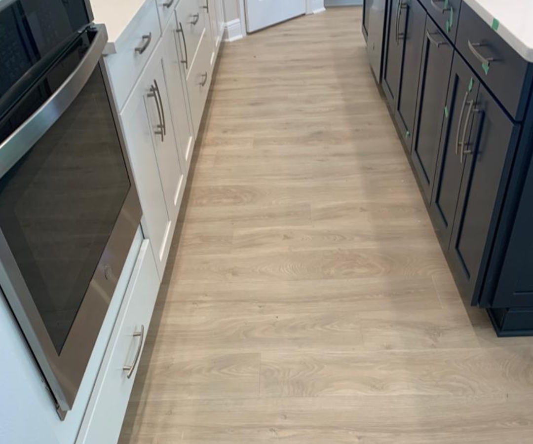 Modern Galley Kitchen Flooring