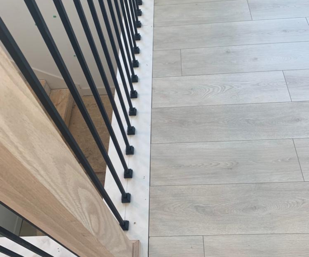 Staircase Area Wood-Look Flooring