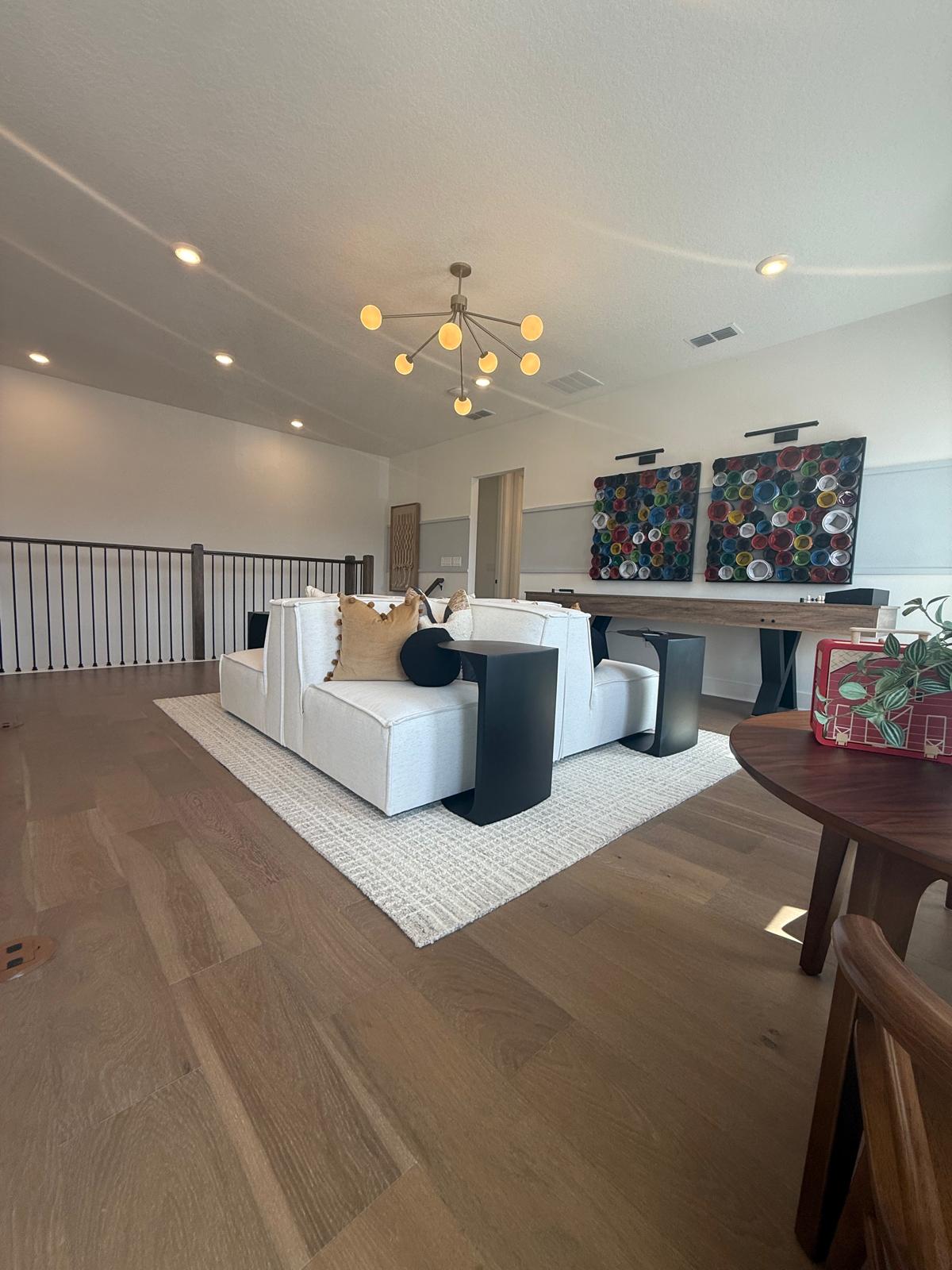 Open Loft Hardwood Installation